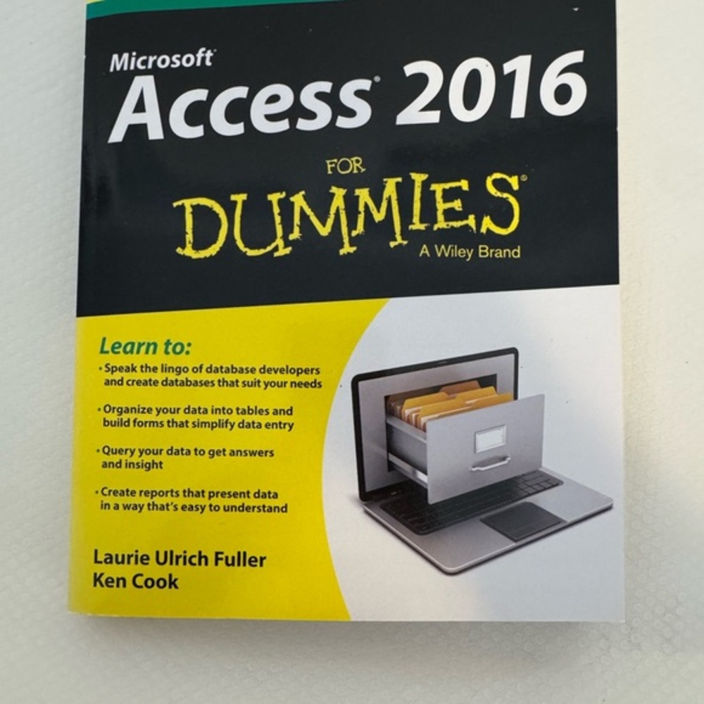 Access 2016 For Dummies Book